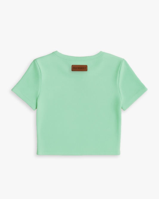 Mint Crop-Top