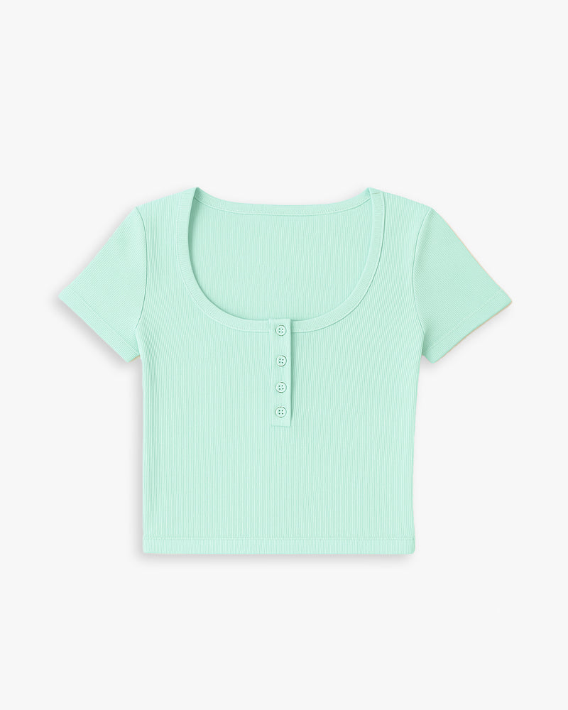 Mint Crop-Top