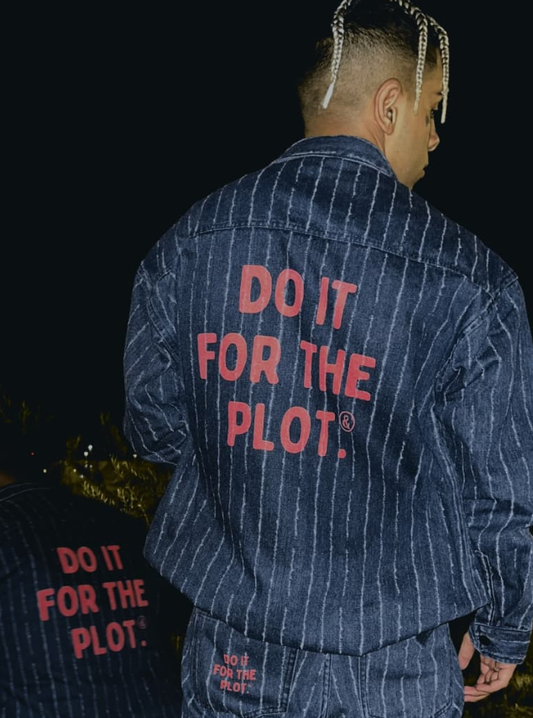 Do It For The Plot Denim Pants