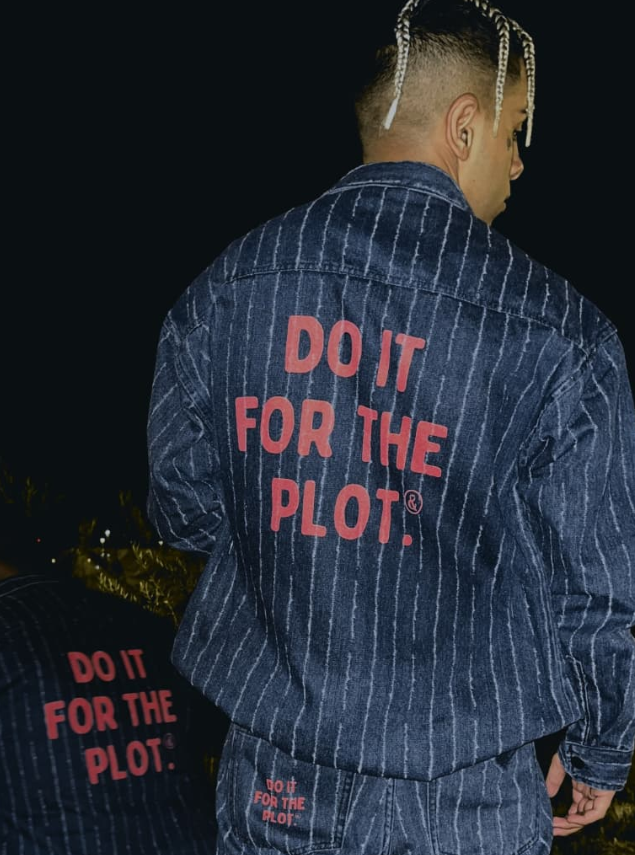 Do It For The Plot Denim Pants