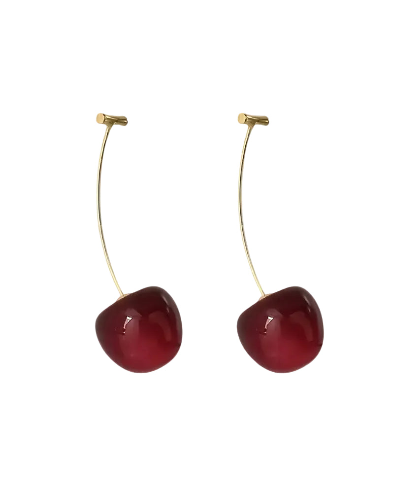 Red Cherry Earrings